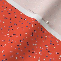 SPOTTY DOT -12IN- RED BLUE WHITE PINK