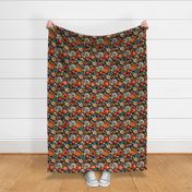 Folkloric Blossom Tapestry