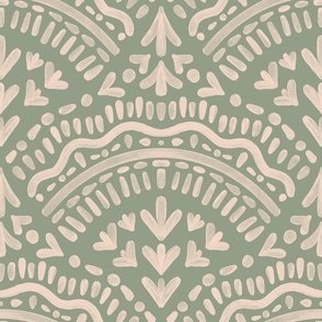 Organic Elegance: minimal pattern L