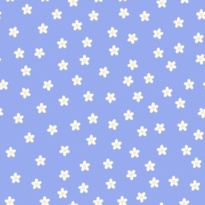 Blue babies floral pattern