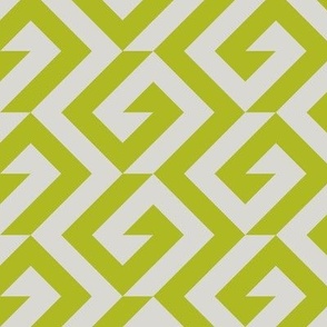 normal scale • geometric lime green
