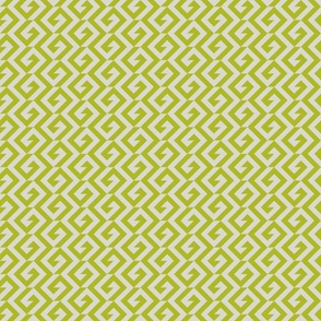 small scale • geometric lime green
