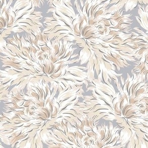 Fluffy flowers beige and gray neutral_small