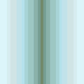 Medium Coastal Decor Blue Green Gradient Stripes Vertical