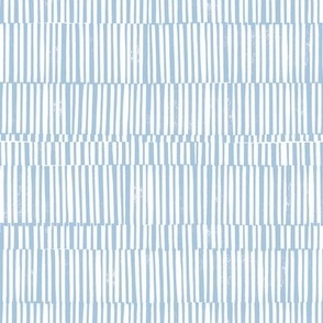 Stamped Stripes Light Blue