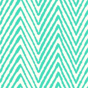 Zig zag green large