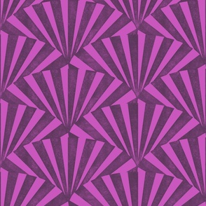 (medium) textured wide art deco stripes geometric pink purple violet 