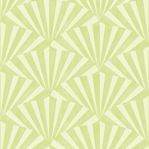 (medium) textured wide art deco stripes geometric light green pastel