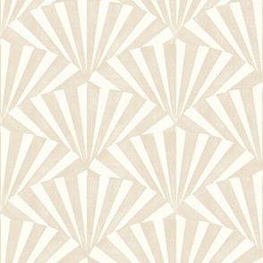 (medium) textured wide art deco stripes geometric beige white