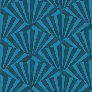(medium) textured wide art deco stripes geometric dark blue