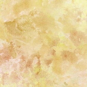 Solid watercolor with texture yellow gold