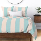 polly pocket stripe - millennial pink & sea island blue