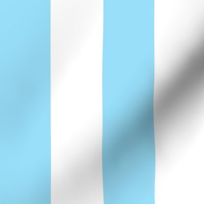 Bold Stripe capri blue faded vertical