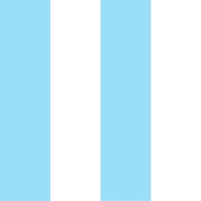 Bold Stripe capri blue faded vertical