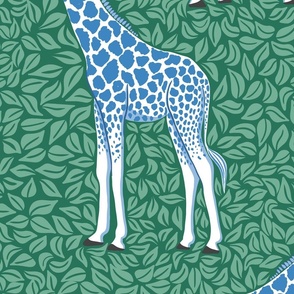 bright blue giraffe/jumbo