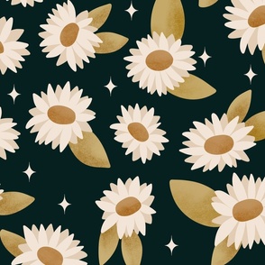 Midnight daisies (Large scale)