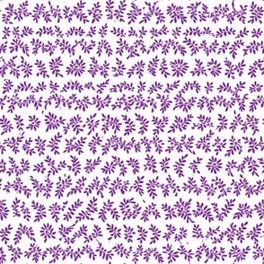 tiny purple indian floral pattern