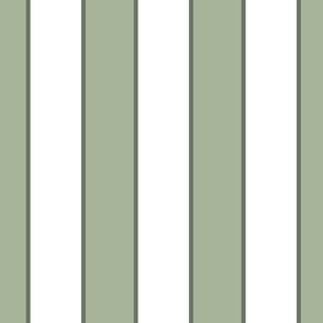 6" rep stripes green white