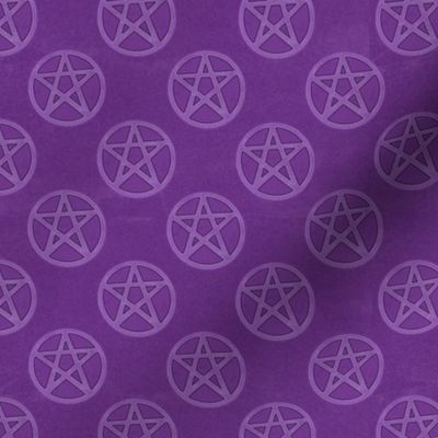 Little Pentagrams Pattern In Purples