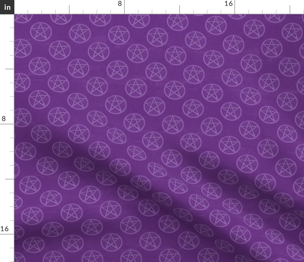 Little Pentagrams Pattern In Purples