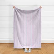 French linen look ticking stripe pink and blue small scale