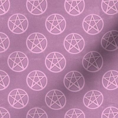 Little Pentagrams Pattern In Pink