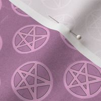 Little Pentagrams Pattern In Pink