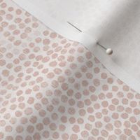 Warm minimal fans with dotted texture - blush pink, warm neutral - large