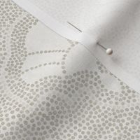 Warm minimal fans with dotted texture - greige, warm grey, light beige, warm neutral - small