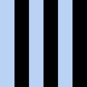 large awning stripes_pastel navy blue and black