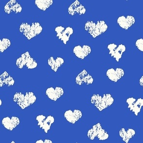 4th of July Rustic Hearts Blue by Jac Slade