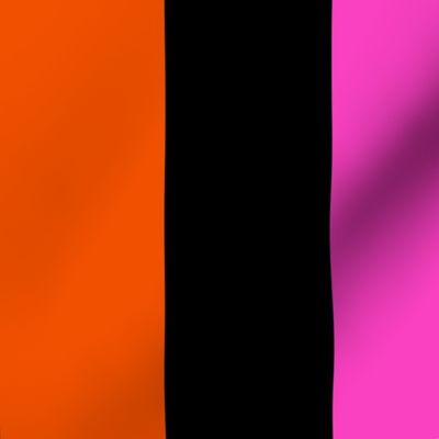 large awning stripes_poppy and hot pink on black