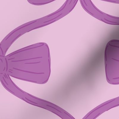 geo bows purple