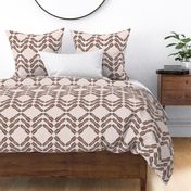 578 - Large scale coffee and cream ice cream spoons in zig zag diamond stripes for retro kitchen wallpaper_ kids apparel_ patchwork_ curtains and pillows-06-07