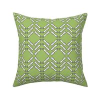 578 - Medium scale pistachio  green ice cream spoons in zig zag diamond stripes for retro kitchen wallpaper_ kids apparel_ patchwork_ curtains and pillows-06-06