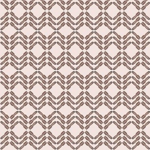 578 - Small scale carame cream toffee ice cream spoons in zig zag diamond stripes for retro kitchen wallpaper_ kids apparel_ patchwork_ curtains and pillows-06-07