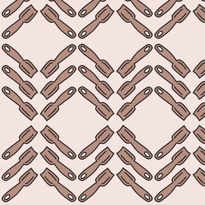 578 - Medium scale caramel cream toffee ice cream spoons in zig zag diamond stripes for retro kitchen wallpaper_ kids apparel_ patchwork_ curtains and pillows-06-07