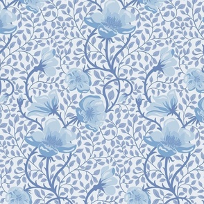 Sweet_Floral_Branch_Blue - Medium