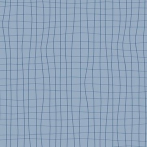 Pool grid wavy blue