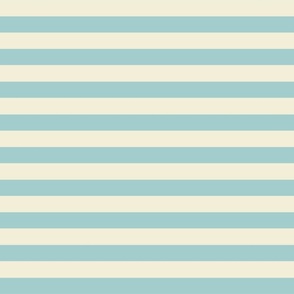 Baby blue and cream summer holiday stripe