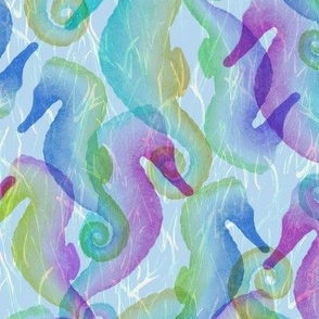 Seahorses in Ocean Waves (large)