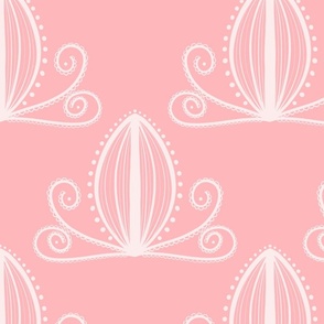 White spring flower - Pink