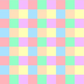 Geometric Pastel Squares Pattern