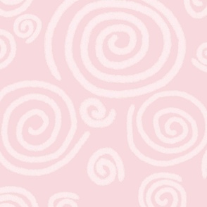 swirls texture  on pink 20 in