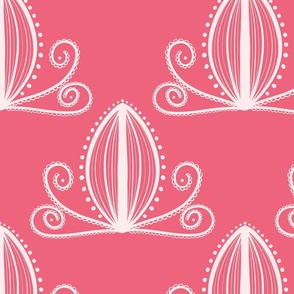 White spring flower - Vintage pink