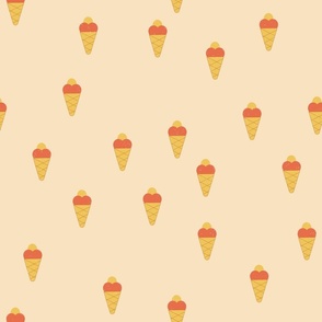 Papaya Ice Cream Cones - Large