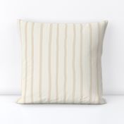 L - Cream Magnolia Soft Pinstripe - Neutral Ivory Contemporary Sketchy Stripe Wallpaper