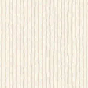 M - Cream Magnolia Soft Pinstripe - Neutral Ivory Contemporary Sketchy Stripe Wallpaper
