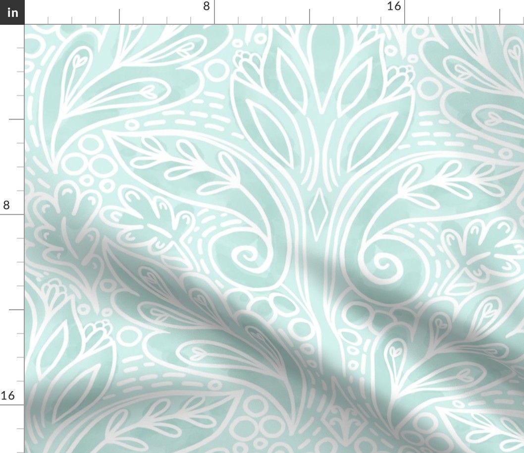 New Growth surf green wallpaper scale