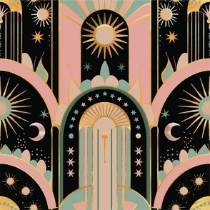 Art Deco Celestial Arches